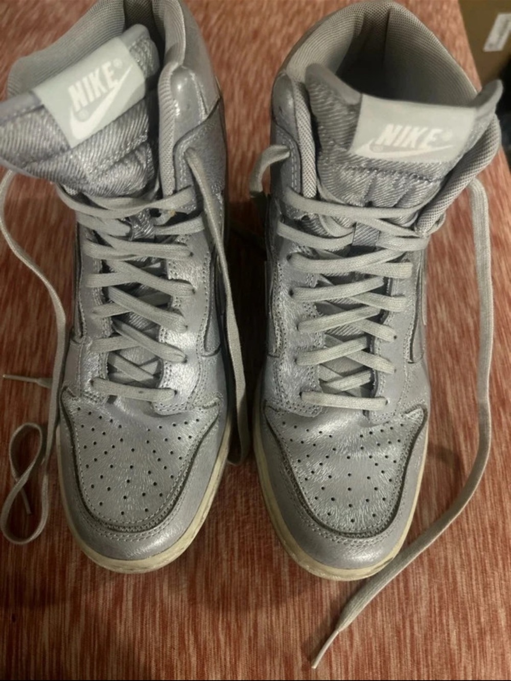 Nike Women’s Gray Wedge Sneakers